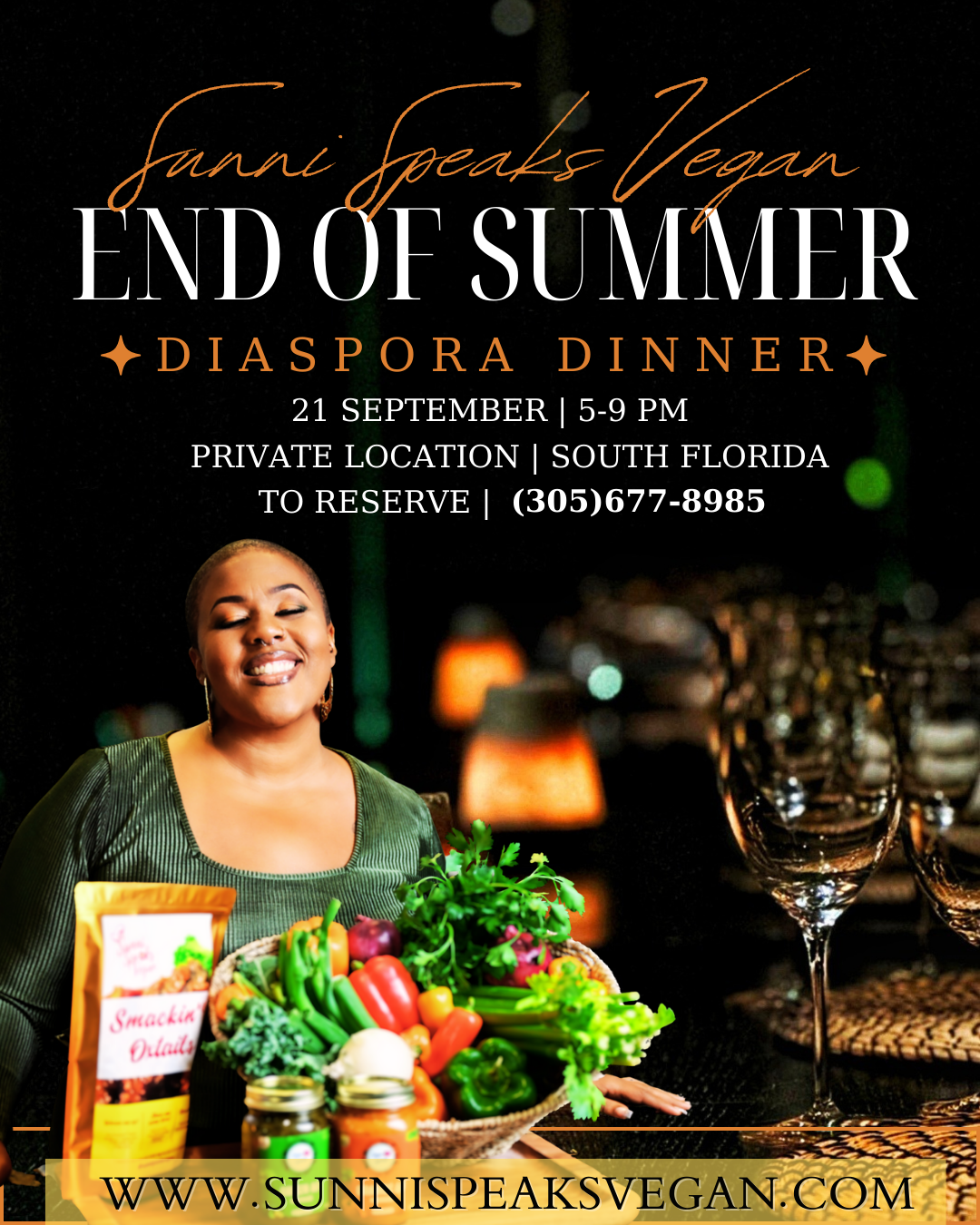 Sunni's End of Summer Diaspora Dinner