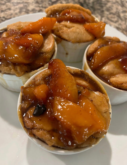 My Hungry Vegan Peach Cobbler